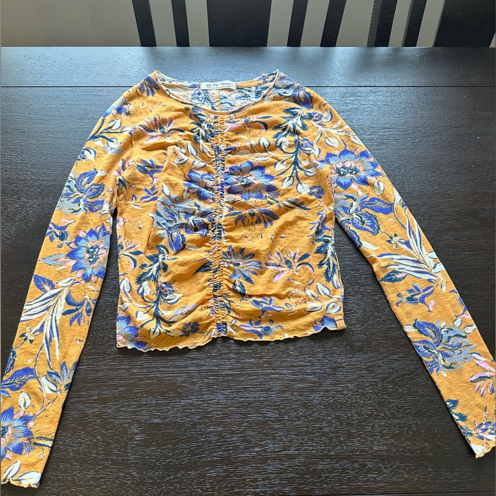 Free People Paisley Longsleeve ￼
